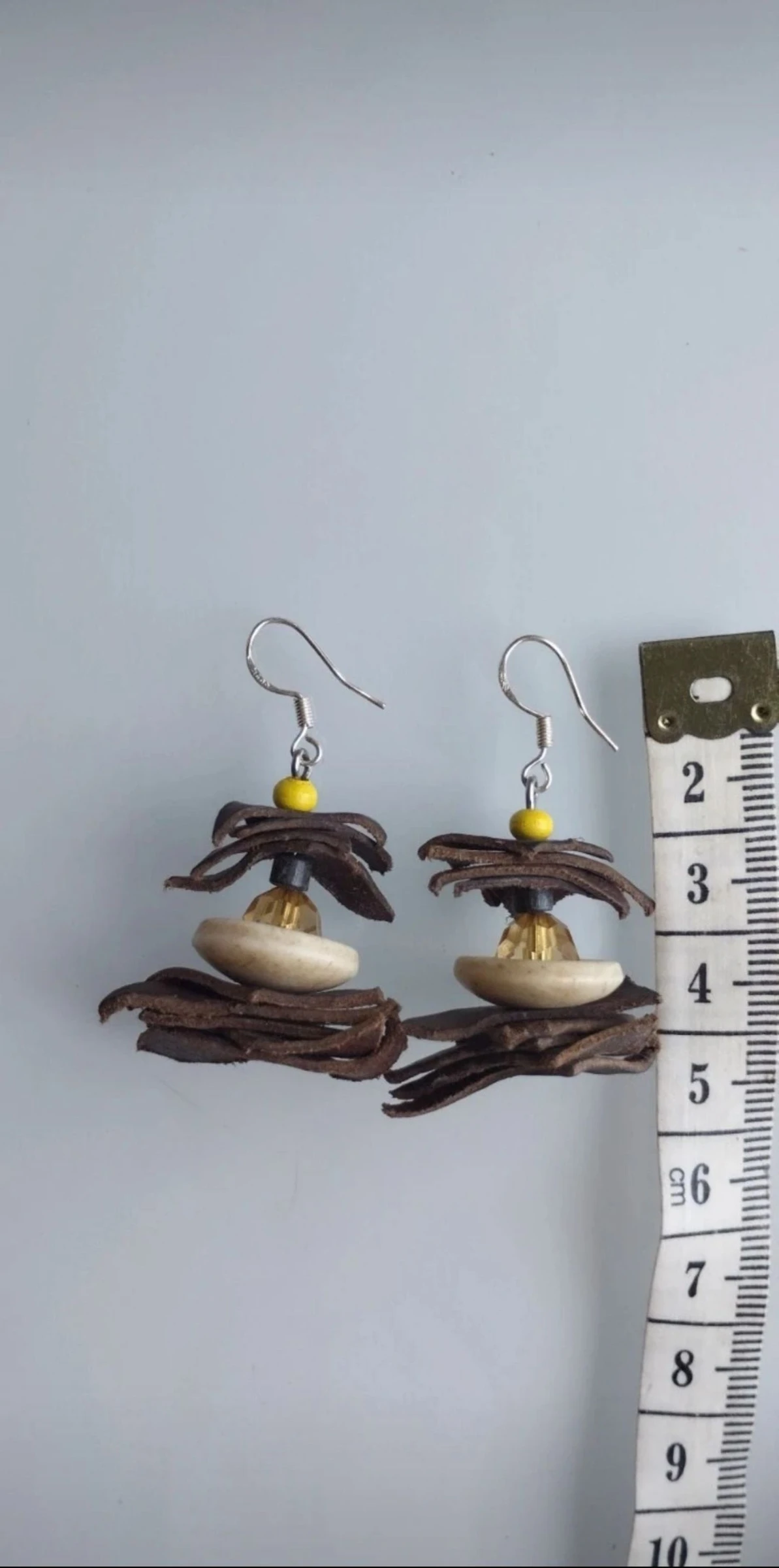 🐂🦴🪵🌟Lindos Pendientes de Cuero, Hueso y Madera🌟🪵🦴🐂 – photo 3